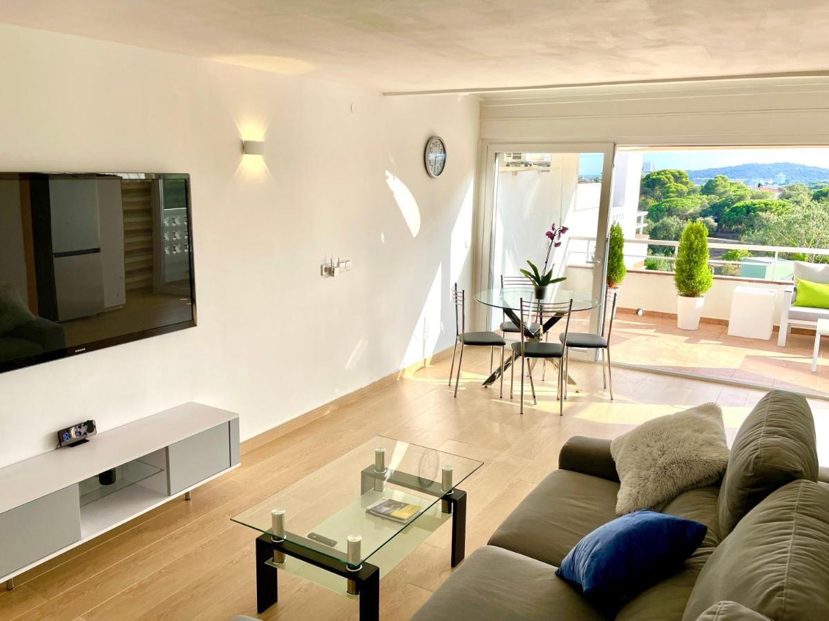Modern Penthouse With Big Terrace Apartment Platja d'Aro Luaran gambar